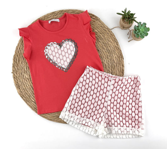 Conjunto niña blonda