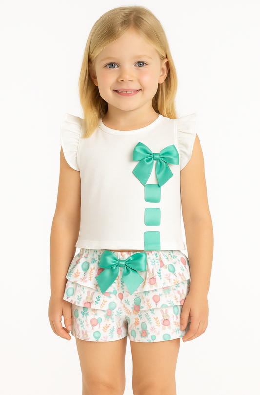 Conjunto niña conejos