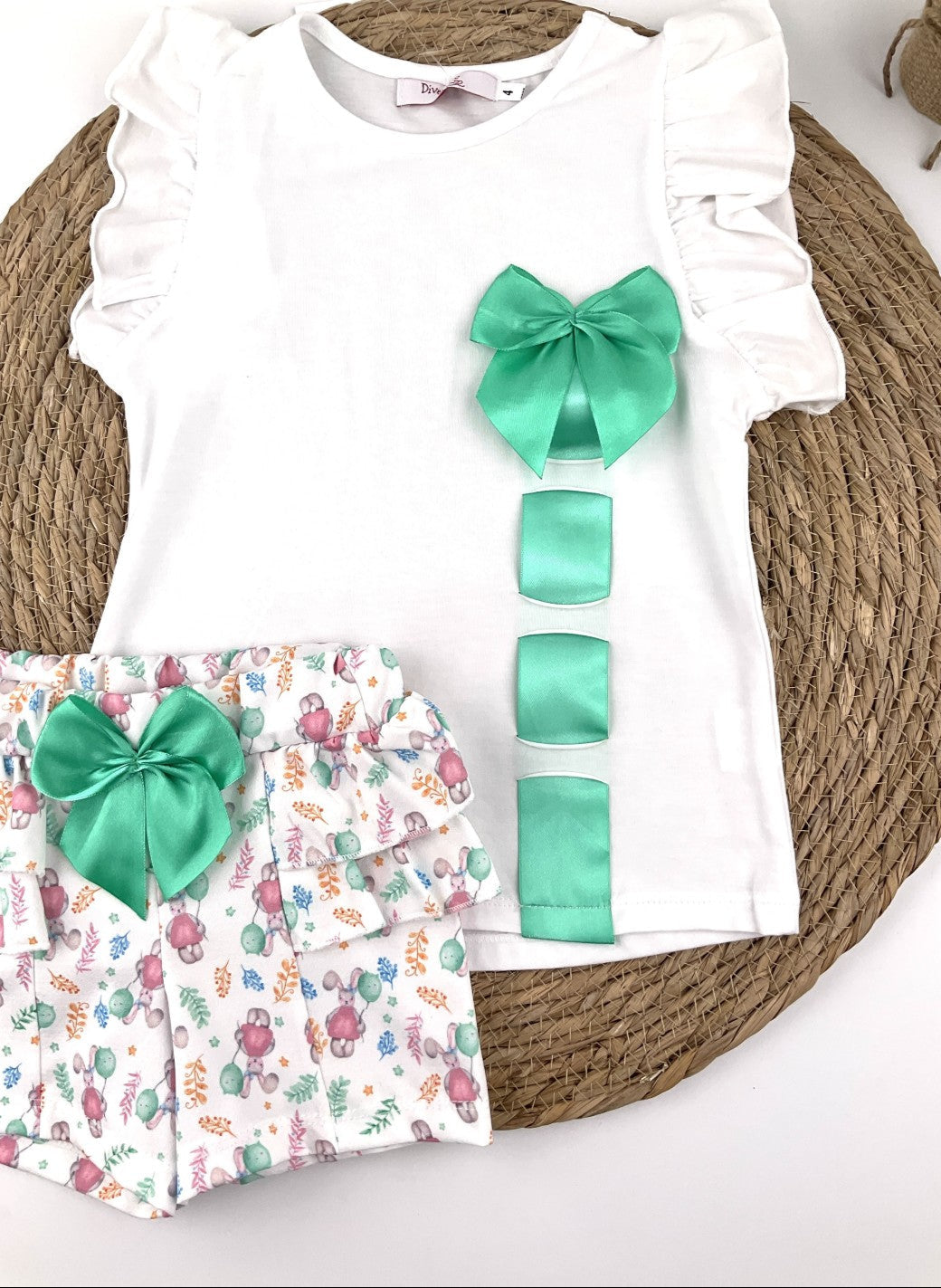 Conjunto niña conejos