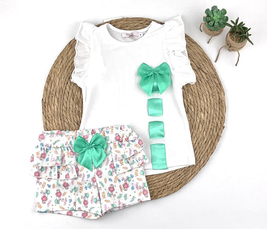 Conjunto niña conejos
