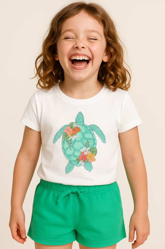Conjunto niña tortuga