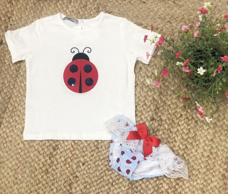Conjunto bebé niña baño mariquilla
