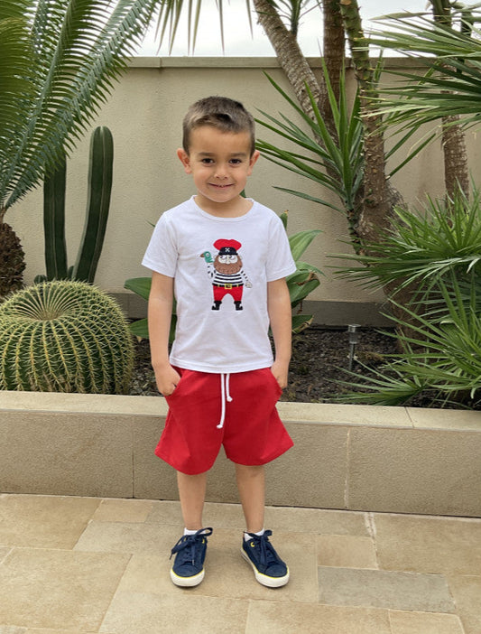 Conjunto niño pirata