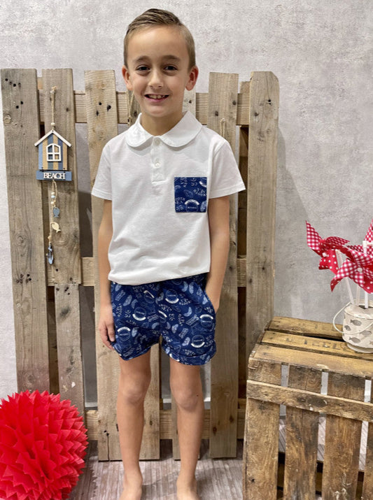 Conjunto niño polo