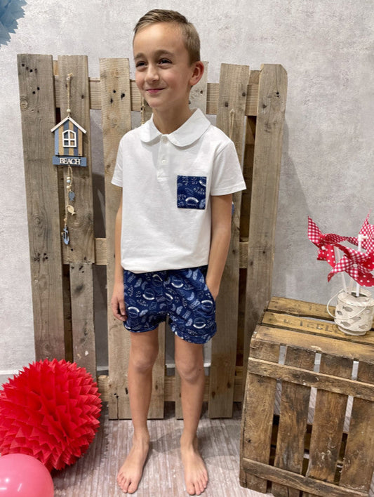 Conjunto niño polo