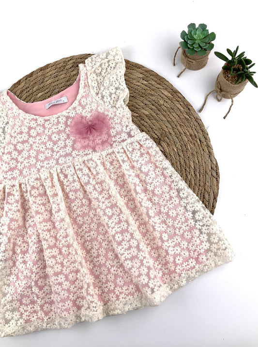 Vestido niña margaritas