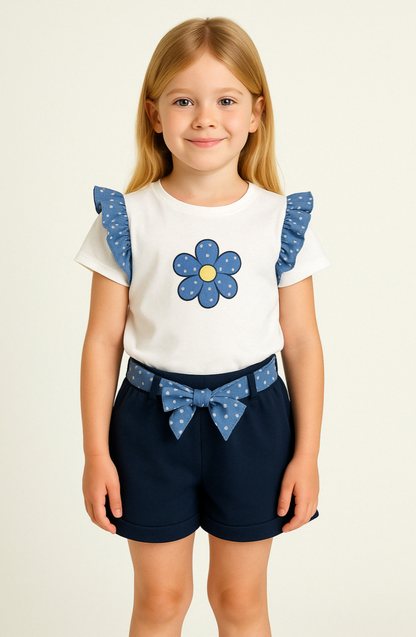 Conjunto niña margarita